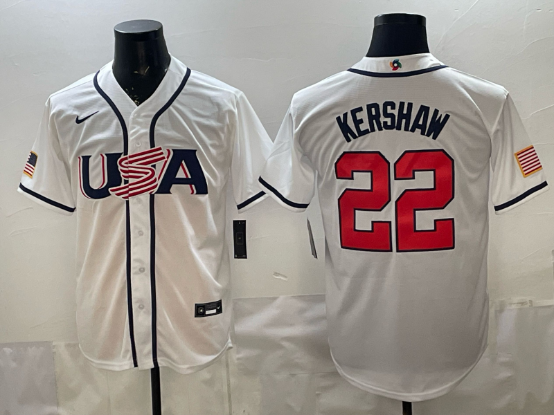 Men 2026 World cup white MLB Nike jersey 0031